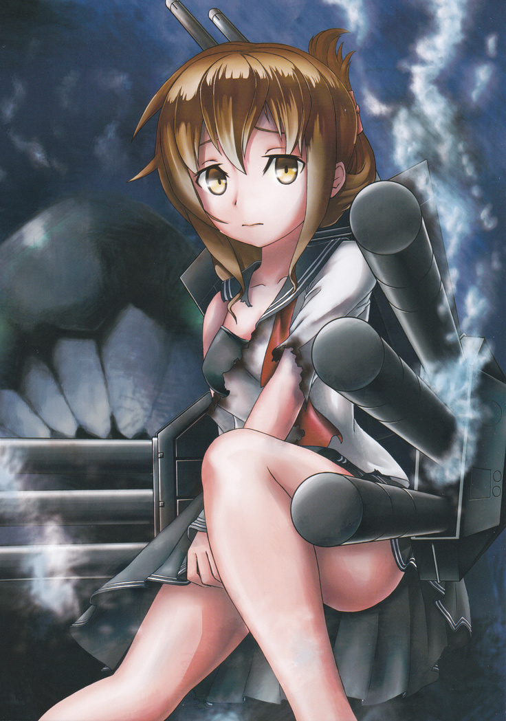 Futanari Shimakaze-chan ga Onaka wo Punch saretari Oshiri no Ana wo Kakuchousarenagara Shaseisaseraretarisuru Hon