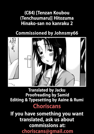 Hitozuma Hinako-san No Kanraku 2 Page #35