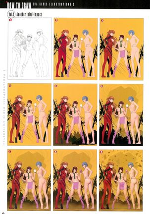 SENSUAL Vol.10 EVA GIRLS ILLUSTRATIONS 2 Page #32