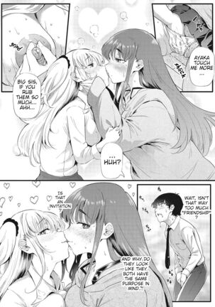 Sex And Communication With The Two Sisters "Sexmunication" Part 1,2 | Futari de Hamekomi Sisters Zenpen Page #36