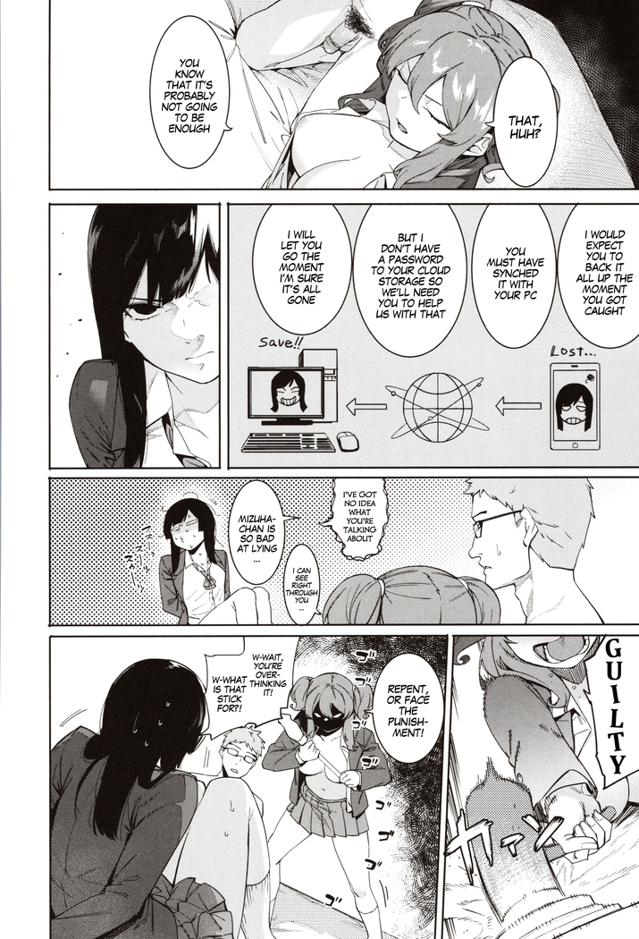 Mizuha ni Oshioki! | Punishment for Mizuha! Ch. 1-6