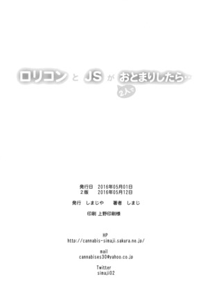 Lolicon to JS ga Futari de Otomari Shitara... - Page 25