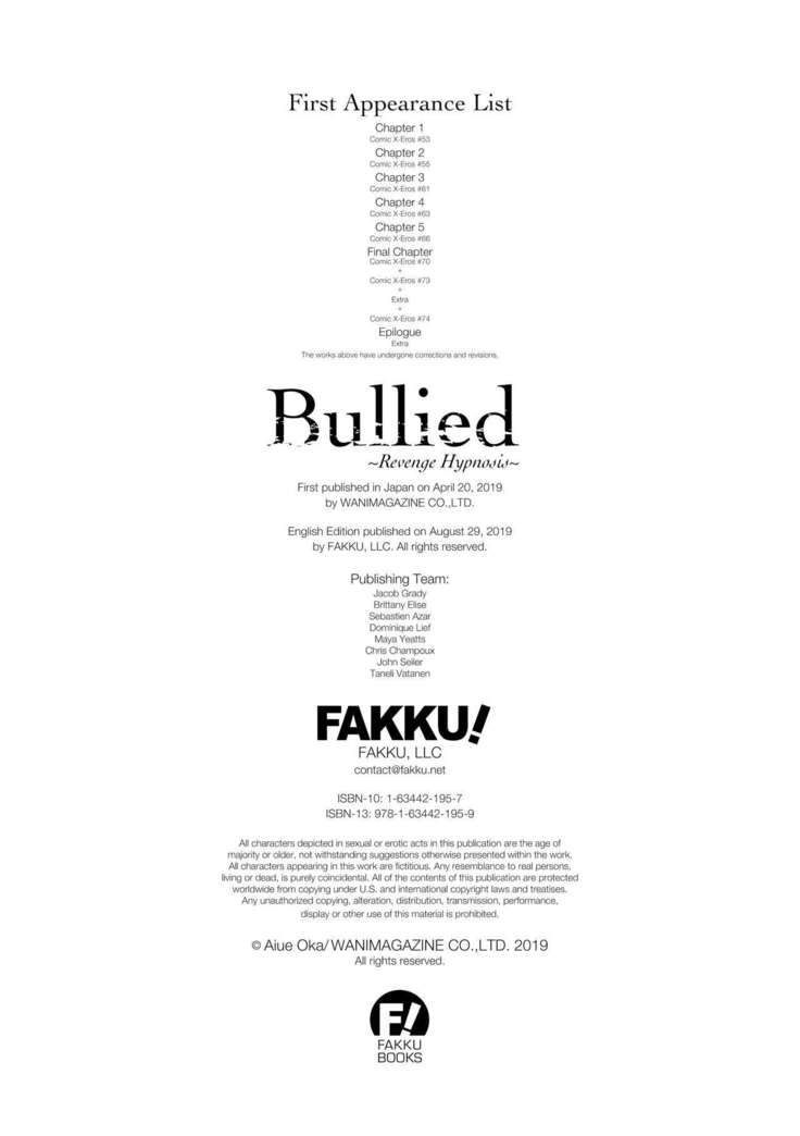 Bullied ~Revenge Hypnosis~