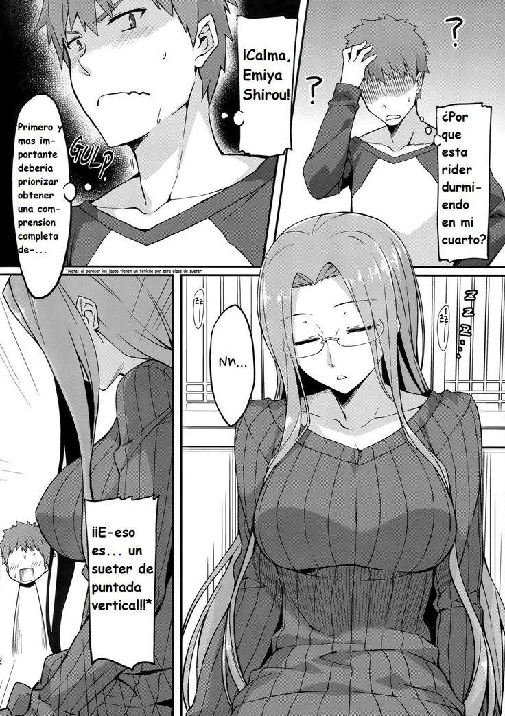 Rider-san to Tate Sweater.