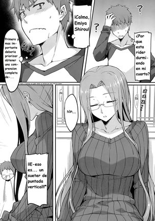 Rider-san to Tate Sweater. - Page 3