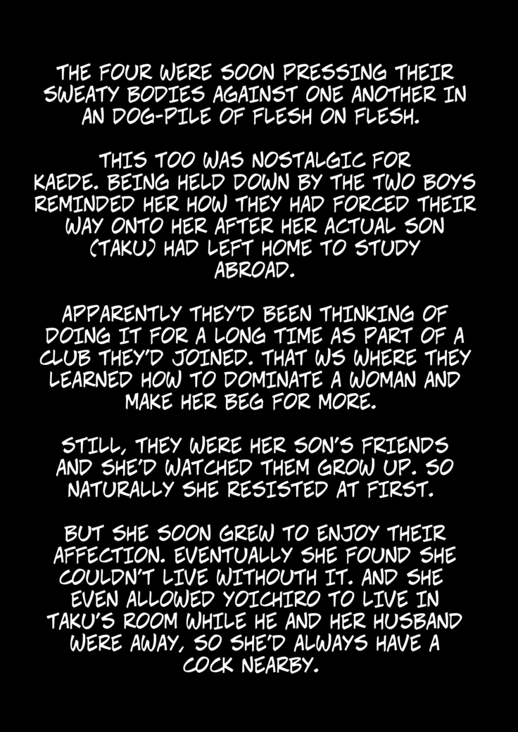 Haha Baba -- Mother and Child Orgy Club Ch3 - Someone Else's Mom and Grandma