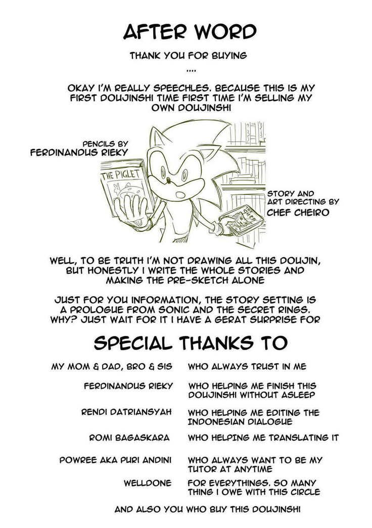 Sonic Doujinshi