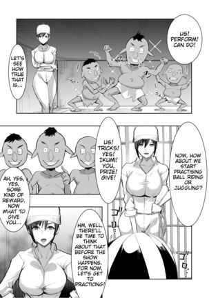 3-biki no Goblin ni Yararechatta Shiikuin-san | The Zookeeper Who Got Fucked by Three Goblins Page #10