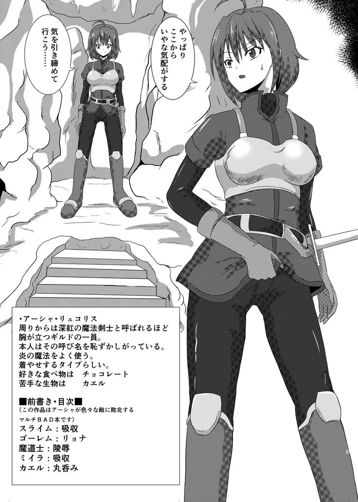 アーシャさんが敵にやられるだけの本