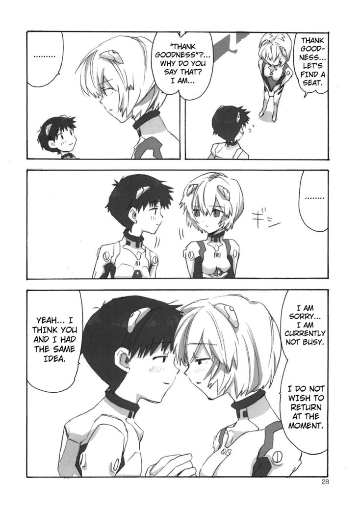 (Shota Scratch 9) [Aihara-Otome (Yamada Nyoriko)] Shinji to Ayanami ga Love Love | Love Rei X Shinji (Neon Genesis Evangelion) [English] ==Strange Companions==