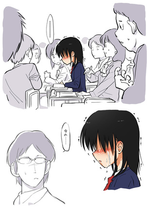 授業中の乳首検査 Page #13