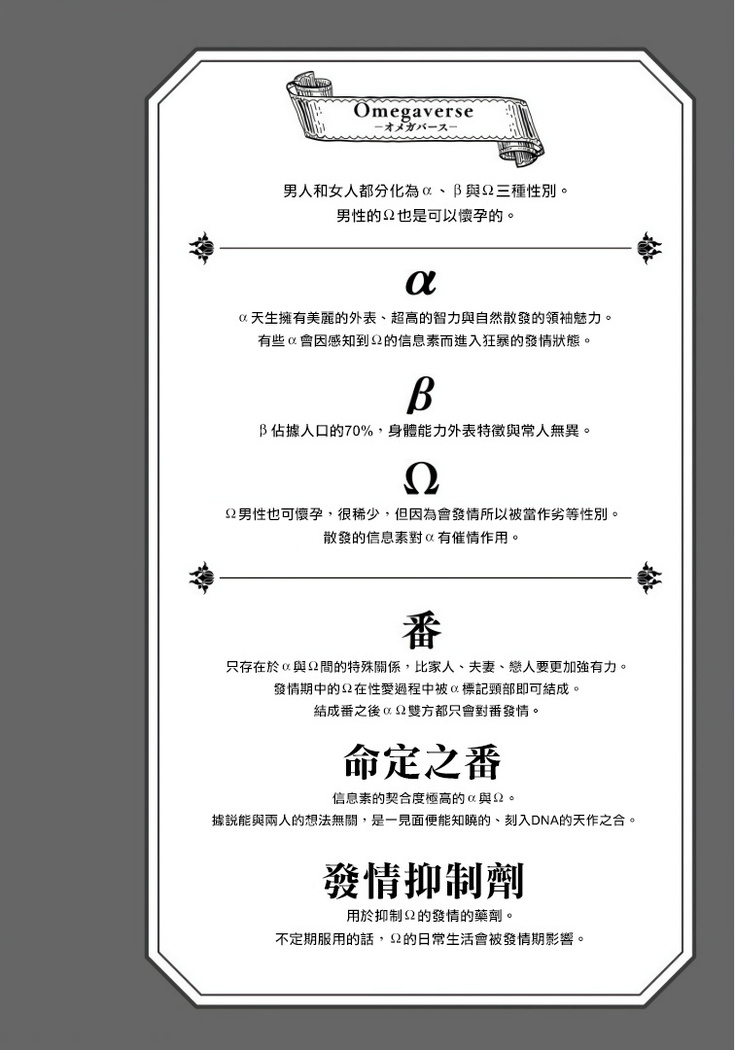 Rakka no Alpha Ou | 硕果的α王 Ch. 1-3