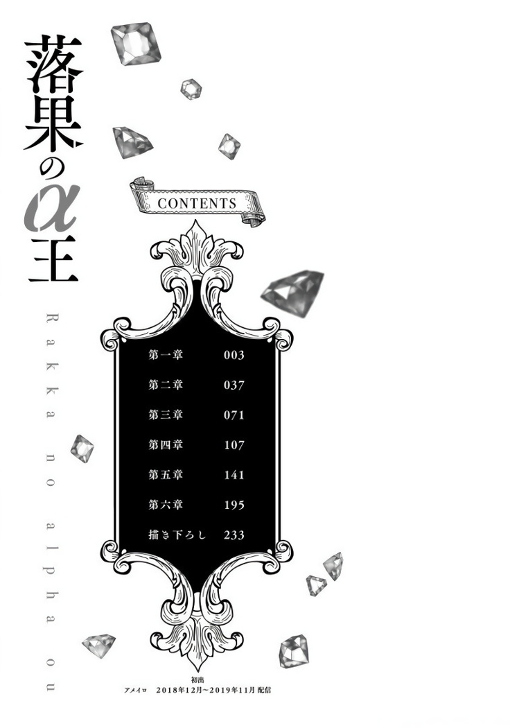 Rakka no Alpha Ou | 硕果的α王 Ch. 1-3