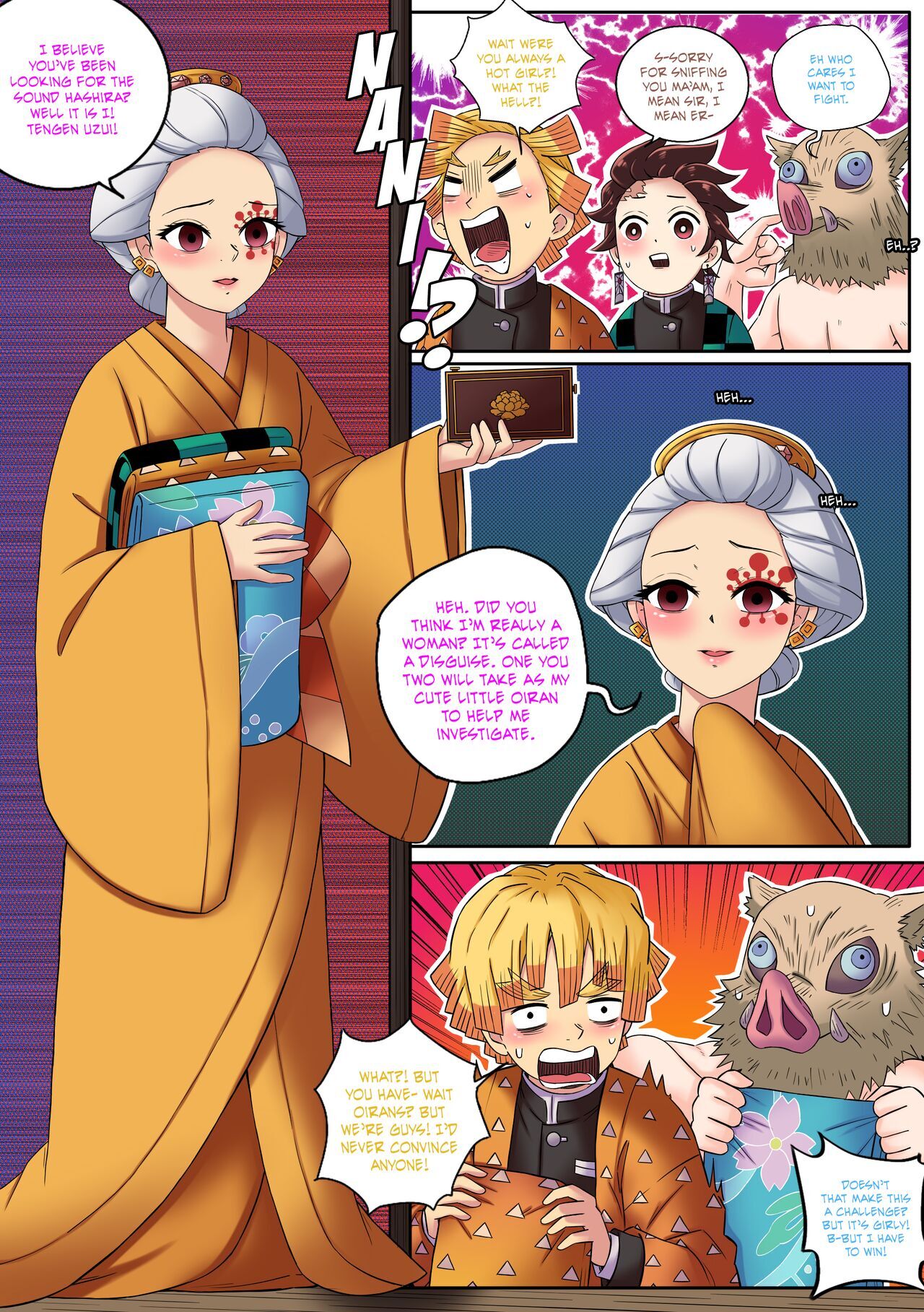 Read Kimetsu no Yaiba: Red Light District online for free | Doujin.sexy