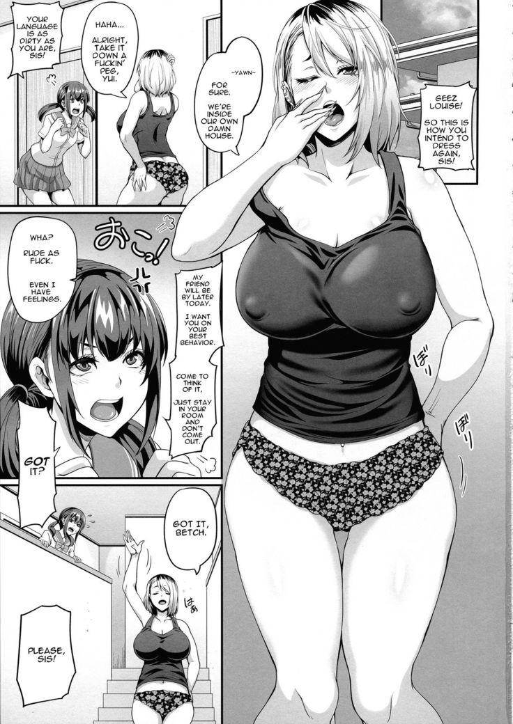 Kanojo no Ane wa Gal de Bitch de Yariman de | Her Sister's a Gyaru, a Bitch, and a Slut