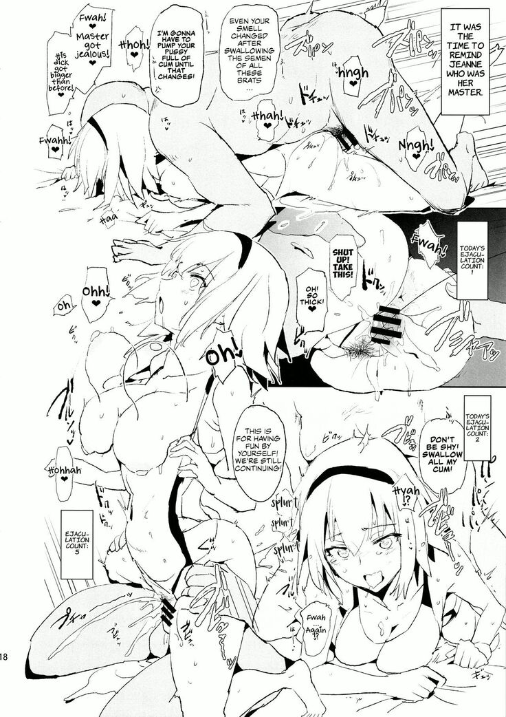 Jeanne VS Saimin Dosukebe Tanetsuke Oji-san + Omake Paper | Jeanne VS the Hypnotist Pervert Horny Old Man + Extras