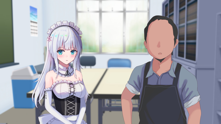 Maid NTR Kanojo ga Tenchou no Chinpo ni Ochiru made