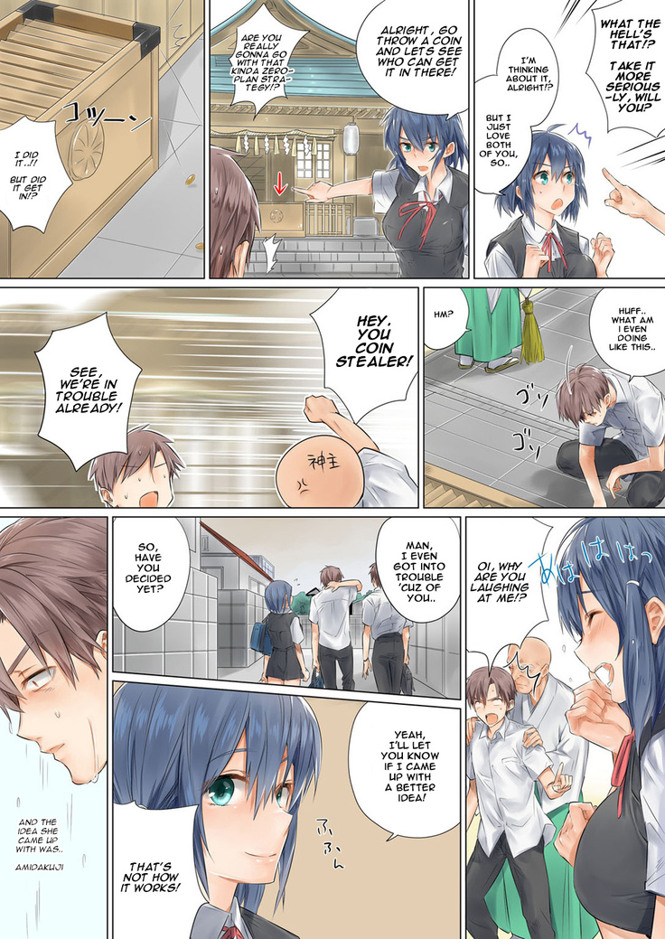 Netorare Kanojo -Kareshi (Ani) o Mae ni Futago (Otouto) to Kyoushitsu Ecchi- Vol.01