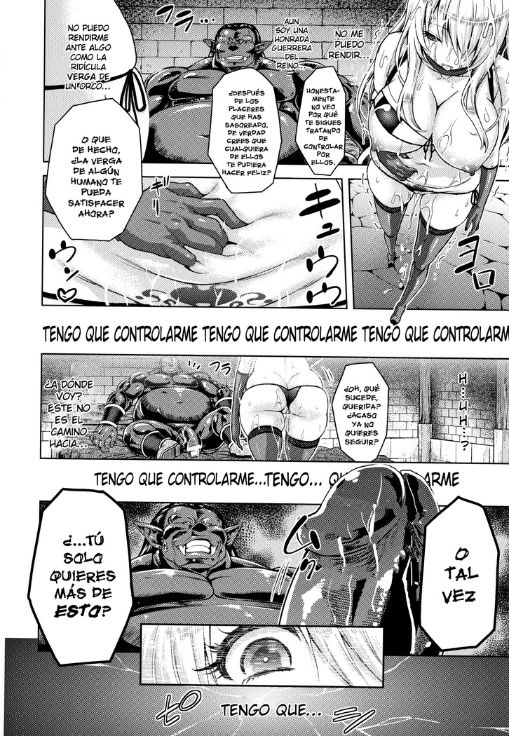 Erona -Orc no Inmon ni Okasareta Onna Kishi no Matsuro- | Erona -La Caída de una Hermosa Guerrera Maldecida con la Lasciva Marca de un Orco + Epílogo