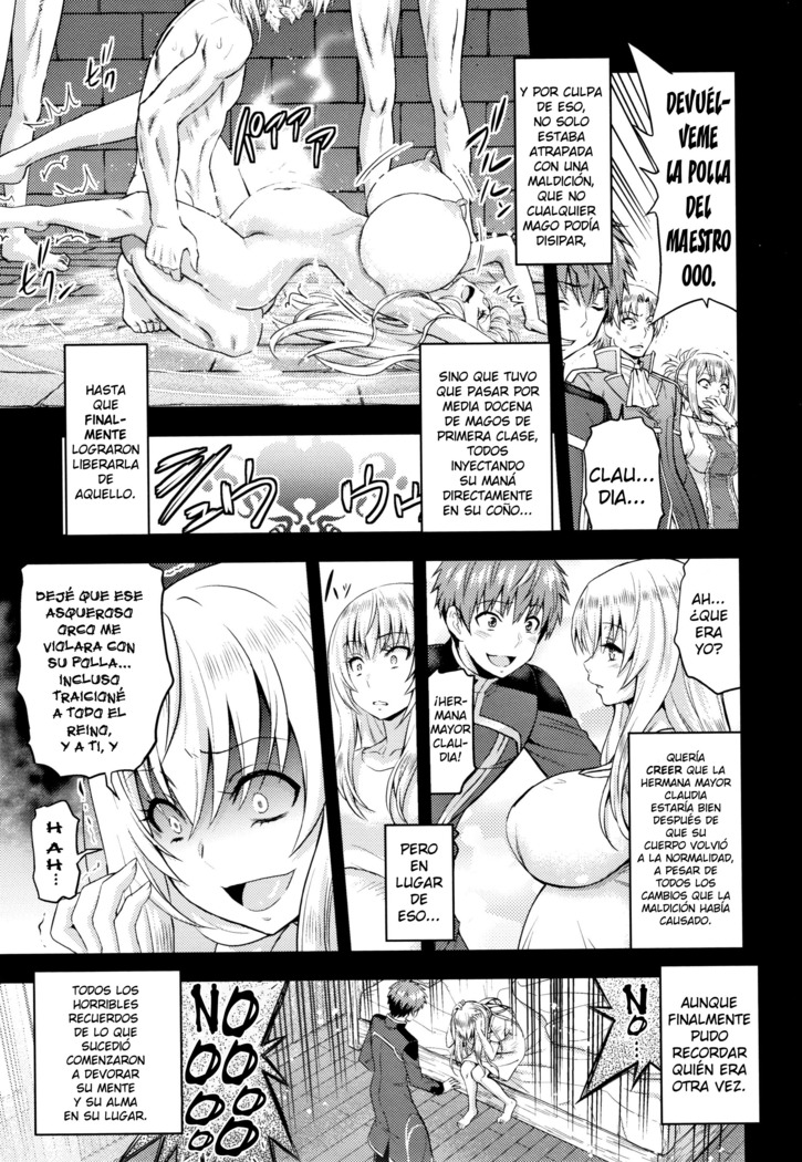 Erona -Orc no Inmon ni Okasareta Onna Kishi no Matsuro- | Erona -La Caída de una Hermosa Guerrera Maldecida con la Lasciva Marca de un Orco + Epílogo