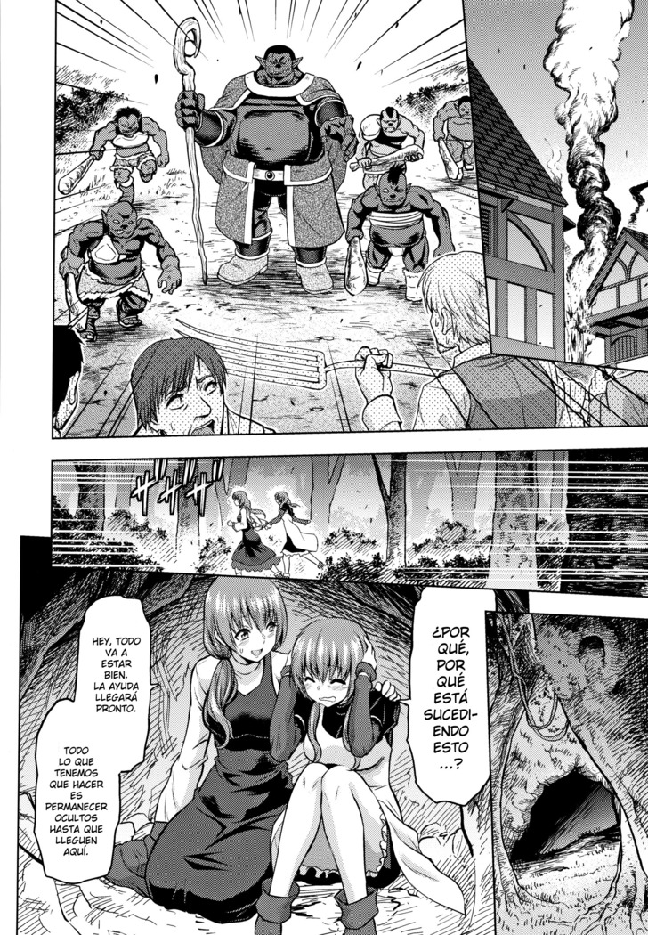 Erona -Orc no Inmon ni Okasareta Onna Kishi no Matsuro- | Erona -La Caída de una Hermosa Guerrera Maldecida con la Lasciva Marca de un Orco + Epílogo