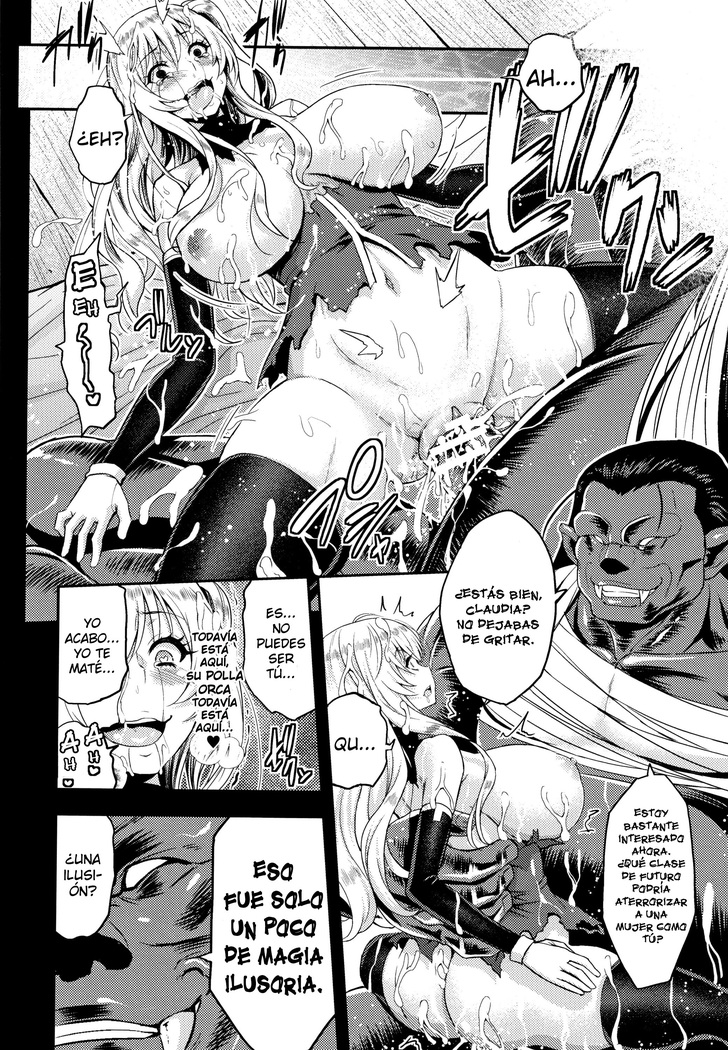 Erona -Orc no Inmon ni Okasareta Onna Kishi no Matsuro- | Erona -La Caída de una Hermosa Guerrera Maldecida con la Lasciva Marca de un Orco + Epílogo