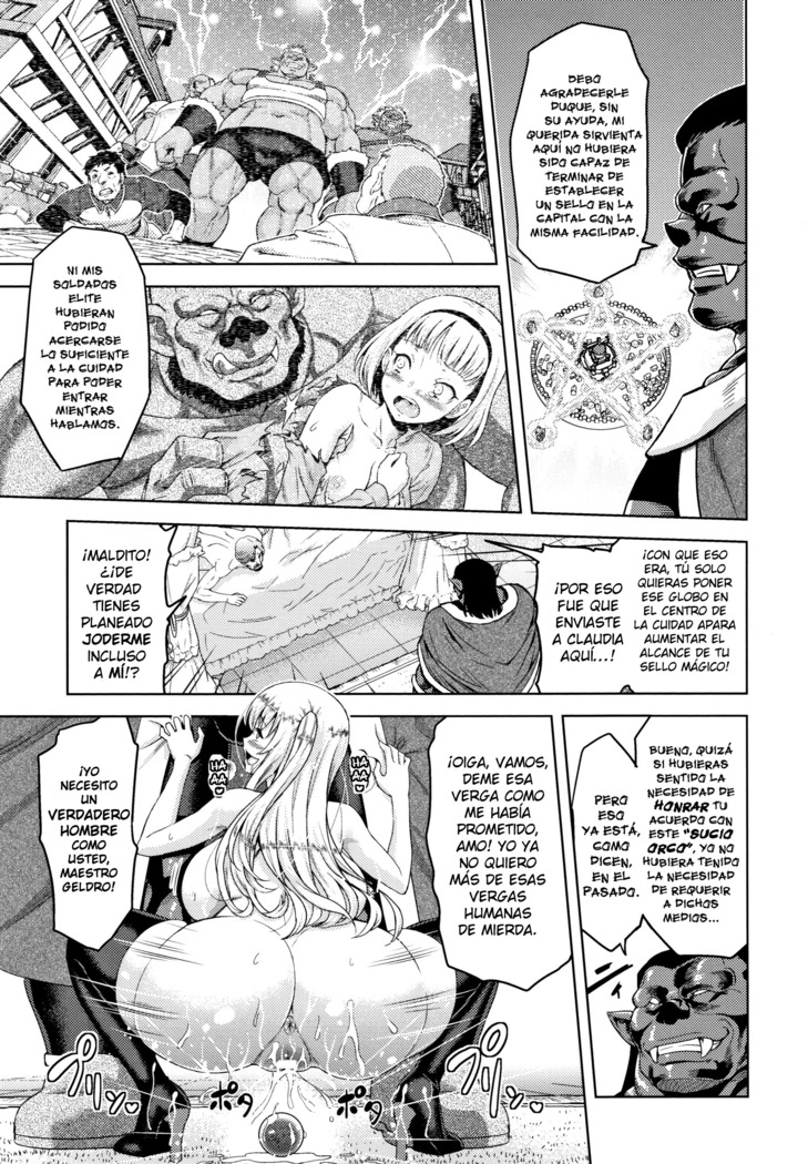 Erona -Orc no Inmon ni Okasareta Onna Kishi no Matsuro- | Erona -La Caída de una Hermosa Guerrera Maldecida con la Lasciva Marca de un Orco + Epílogo