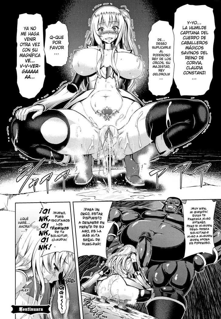 Erona -Orc no Inmon ni Okasareta Onna Kishi no Matsuro- | Erona -La Caída de una Hermosa Guerrera Maldecida con la Lasciva Marca de un Orco + Epílogo