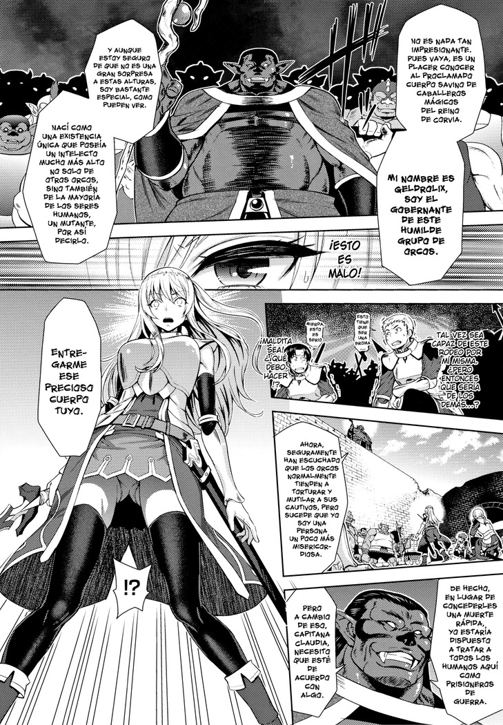 Erona -Orc no Inmon ni Okasareta Onna Kishi no Matsuro- | Erona -La Caída de una Hermosa Guerrera Maldecida con la Lasciva Marca de un Orco + Epílogo