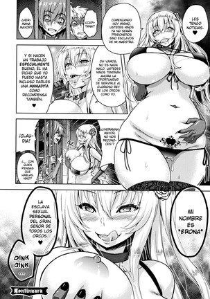 Erona -Orc no Inmon ni Okasareta Onna Kishi no Matsuro- | Erona -La Caída de una Hermosa Guerrera Maldecida con la Lasciva Marca de un Orco + Epílogo Page #84