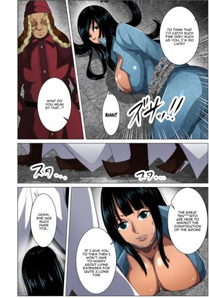 [Q Doujin] Torawareta Bakunyuu Kaizoku no Matsuro | The Fate Of The Captured Big Breasted Pirate (One Piece) [English] {Doujins.com} Page #4