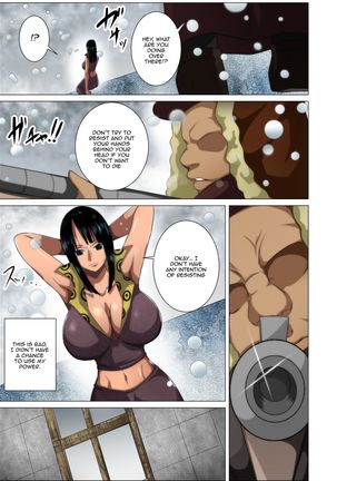 [Q Doujin] Torawareta Bakunyuu Kaizoku no Matsuro | The Fate Of The Captured Big Breasted Pirate (One Piece) [English] {Doujins.com} Page #3