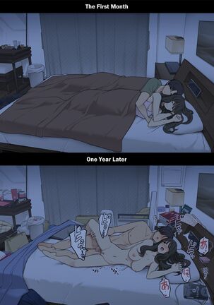 Dousei Seikatsu Ikkagetsume to Ichinen Ato, Asaokite kara Shuushin made no Hikaku | A Day in the Life of a Couple: Their First Month Living Together vs. One Year Later - Page 24