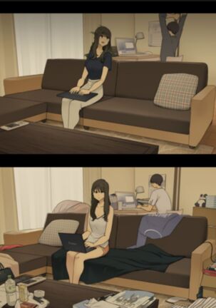 Dousei Seikatsu Ikkagetsume to Ichinen Ato, Asaokite kara Shuushin made no Hikaku | A Day in the Life of a Couple: Their First Month Living Together vs. One Year Later Page #12