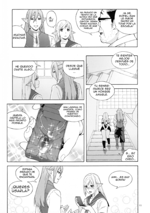 Tenkousei JK Elf 2 -Kegasareta Konyaku no Akashi- Page #10