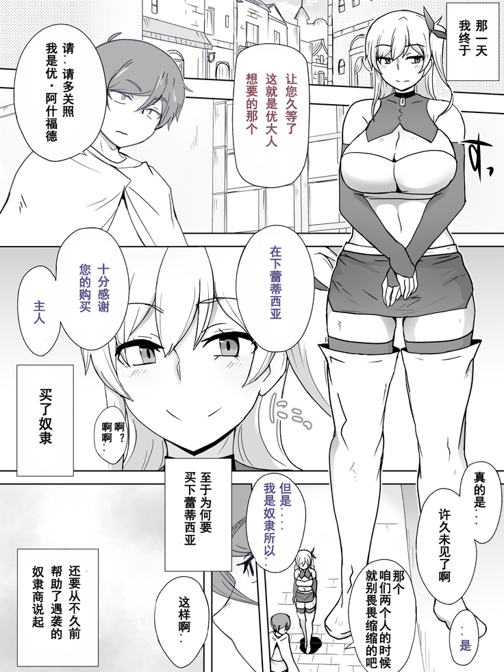 Dorei to Ichaicha ~Hatsukoi no Botsuraku Reijou Leticia~