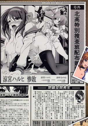 Haruhi Suzumiya no Taiketsu 1 Mahou Shoujo Daka Machi Nanoha Hen Page #26