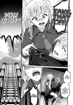 Otona ni Natte mo Kawarazu Futanari Elle ni Furimawasareru! - Page 19