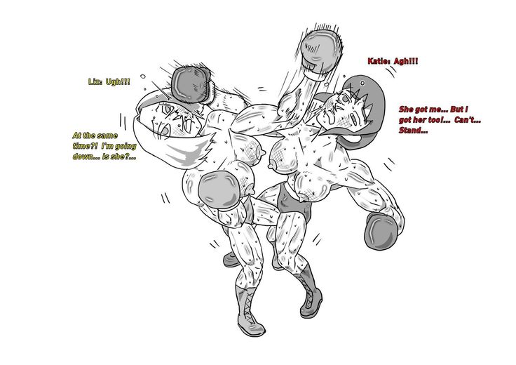 Boxing Girls Katie vs. Liz Rounds 1-4  Plus Bonus Sisters Round