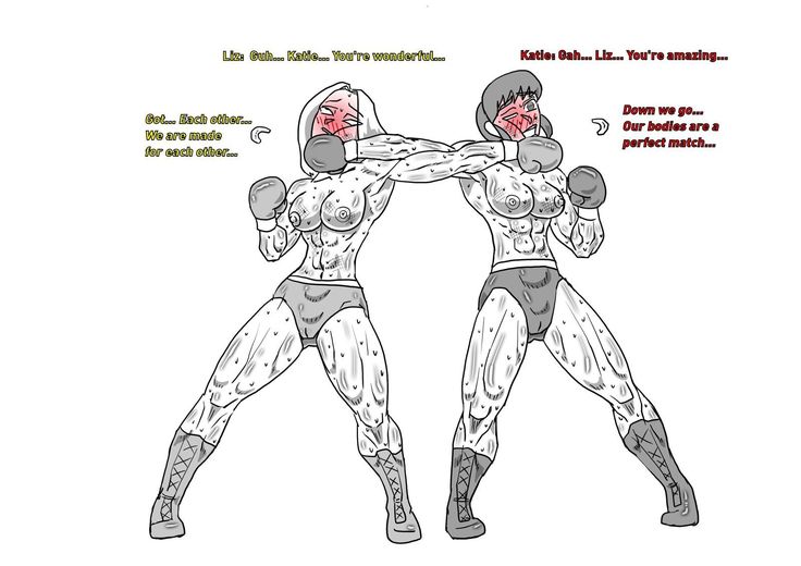 Boxing Girls Katie vs. Liz Rounds 1-4  Plus Bonus Sisters Round