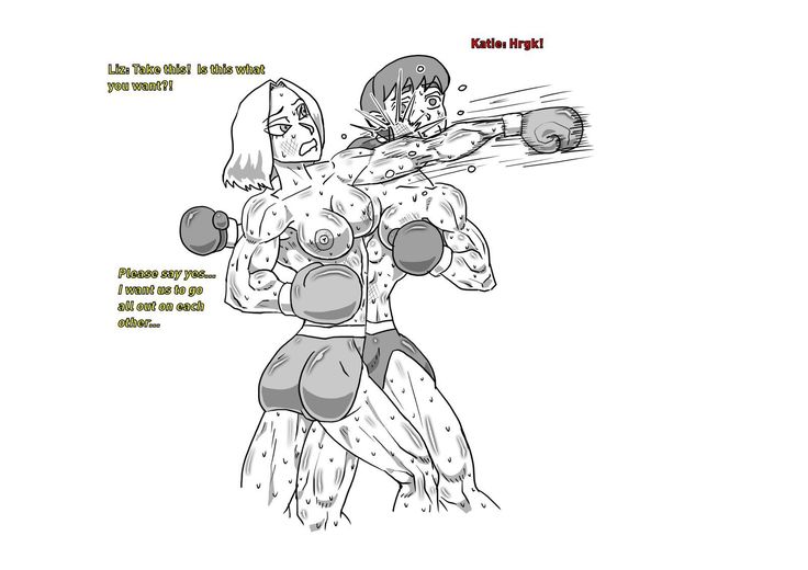 Boxing Girls Katie vs. Liz Rounds 1-4  Plus Bonus Sisters Round