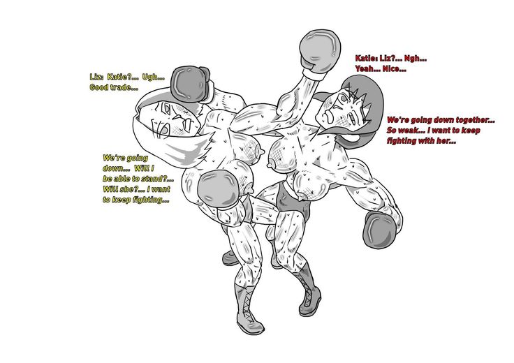 Boxing Girls Katie vs. Liz Rounds 1-4  Plus Bonus Sisters Round