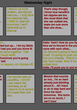 Boxing Girls Katie vs. Liz Rounds 1-4  Plus Bonus Sisters Round Page #74