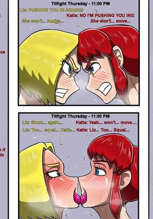 Boxing Girls Katie vs. Liz Rounds 1-4  Plus Bonus Sisters Round Page #78