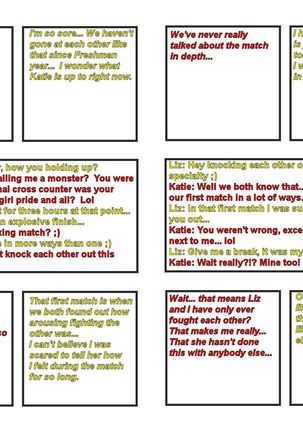 Boxing Girls Katie vs. Liz Rounds 1-4  Plus Bonus Sisters Round Page #68