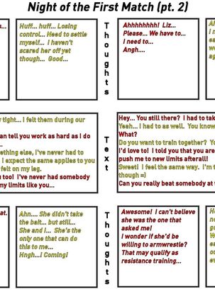 Boxing Girls Katie vs. Liz Rounds 1-4  Plus Bonus Sisters Round Page #25