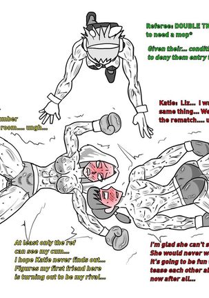 Boxing Girls Katie vs. Liz Rounds 1-4  Plus Bonus Sisters Round Page #23
