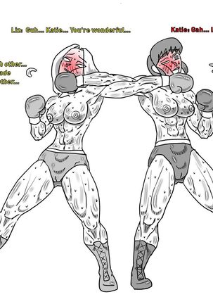 Boxing Girls Katie vs. Liz Rounds 1-4  Plus Bonus Sisters Round Page #22
