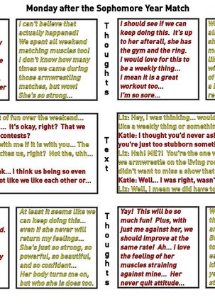 Boxing Girls Katie vs. Liz Rounds 1-4  Plus Bonus Sisters Round Page #42