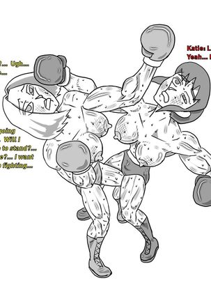 Boxing Girls Katie vs. Liz Rounds 1-4  Plus Bonus Sisters Round Page #15